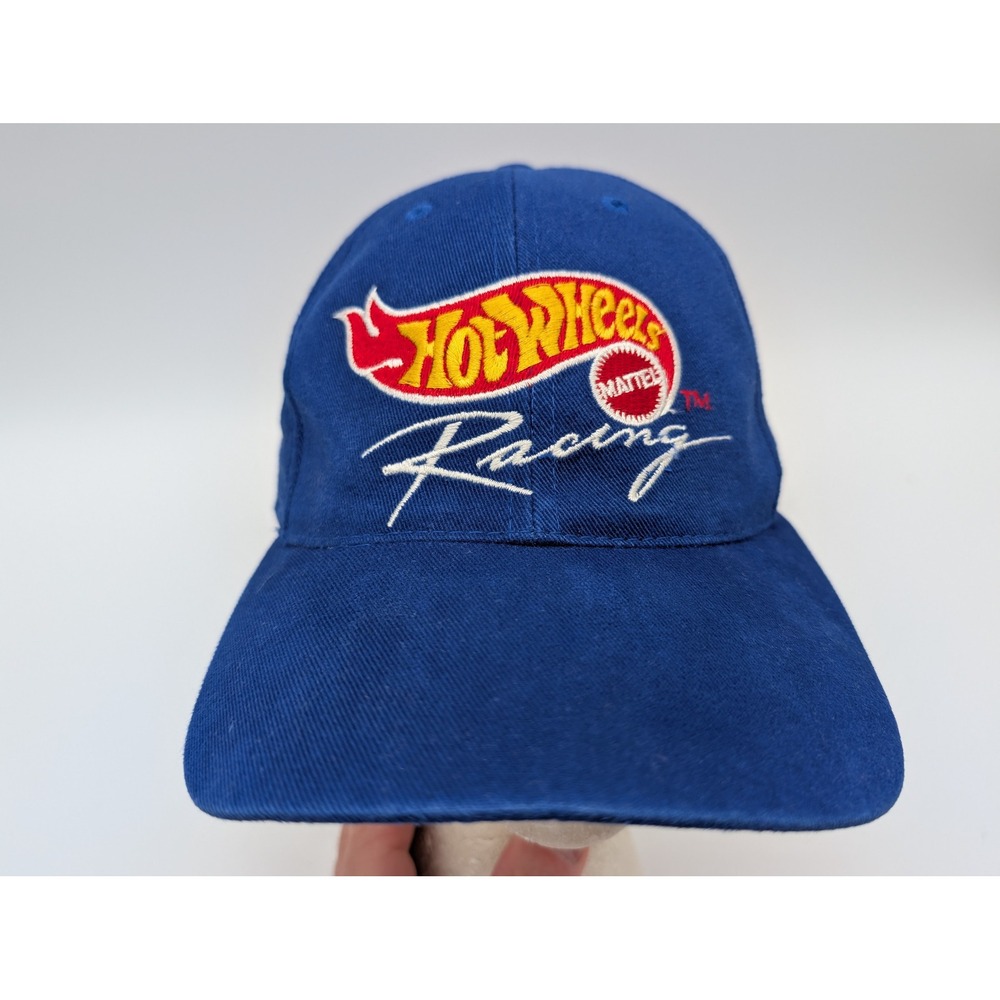 Vintage Hot Wheels Racing Kyle Petty 44 Hat Blue Track Gear Adjustable Cap